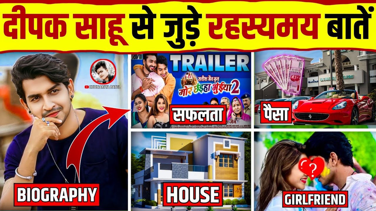 Mor Chhaiya Bhuiya 2 Ke Hero । Deepak Sahu Cg Actor Biography, Deepak Sahu Family Ki Real Life Story