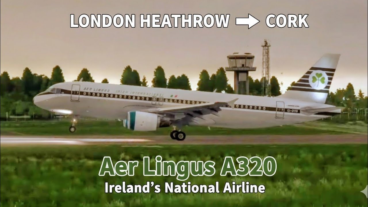 MSFS: EL-DVM Heathrow to Cork (windy day)