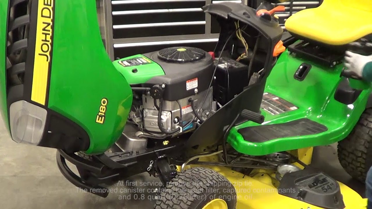 How to Change the Easy Change Oil System | John Deere