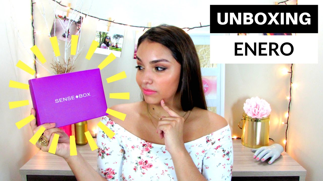 SENSE BOX ENERO 2017 | UNBOXING - Marcela Lince