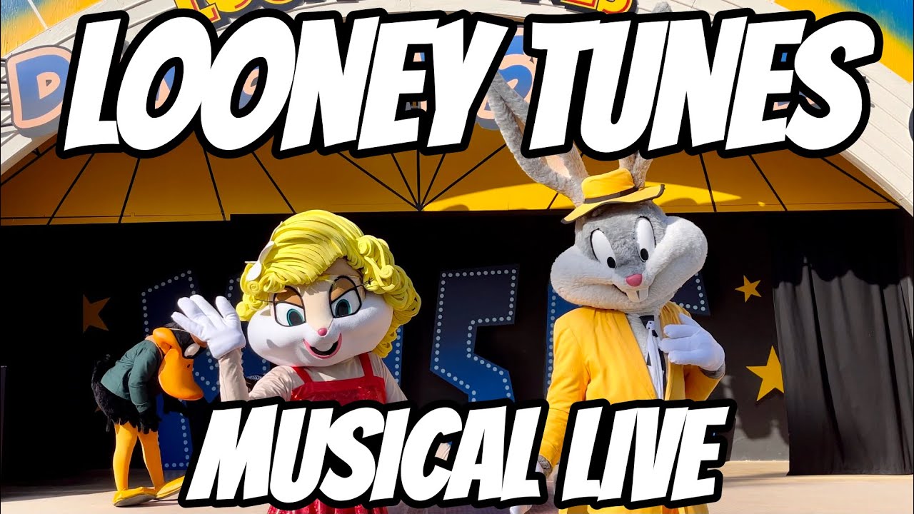 [4K] PARQUE WARNER 2021 - LOONEY TUNES MUSICAL LIVE (NUEVA VERSIÓN)