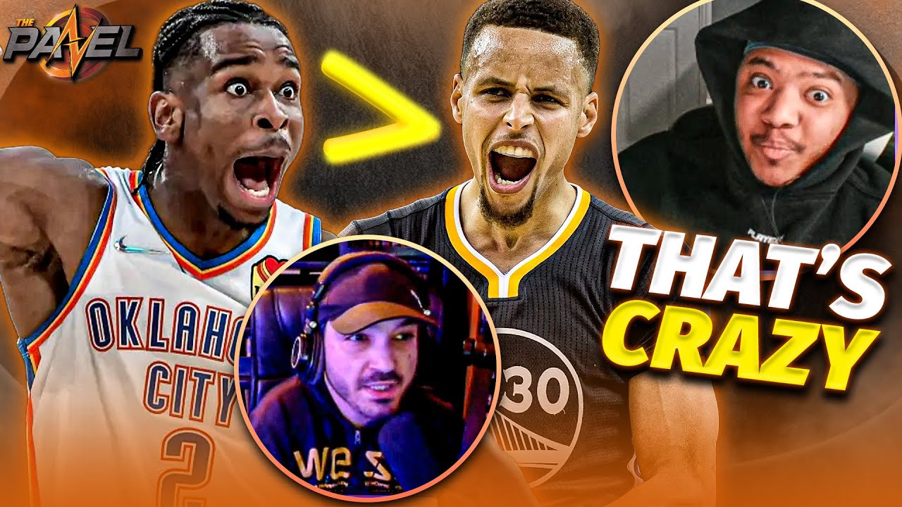 The Panel LOSE IT Over SGA vs 2016 Steph Curry Debate