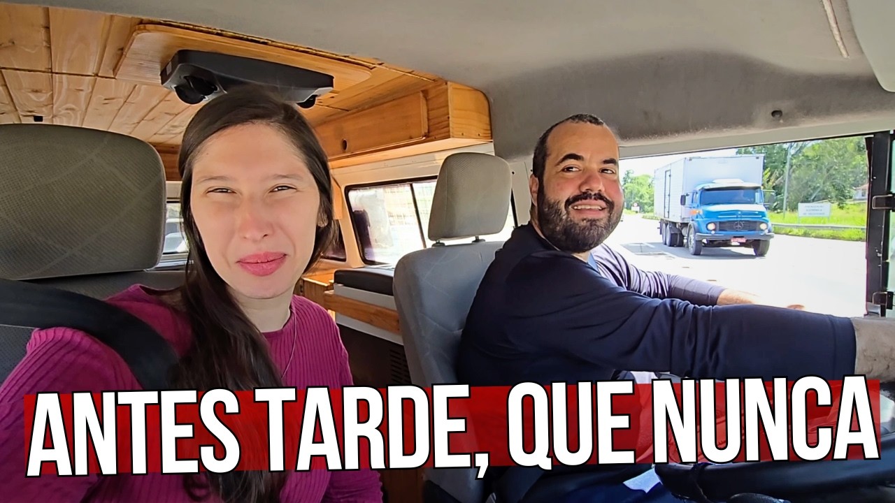 FINALMENTE CONSEGUIMOS COLOCAR A KOMBI DE VOLTA NA ESTRADA