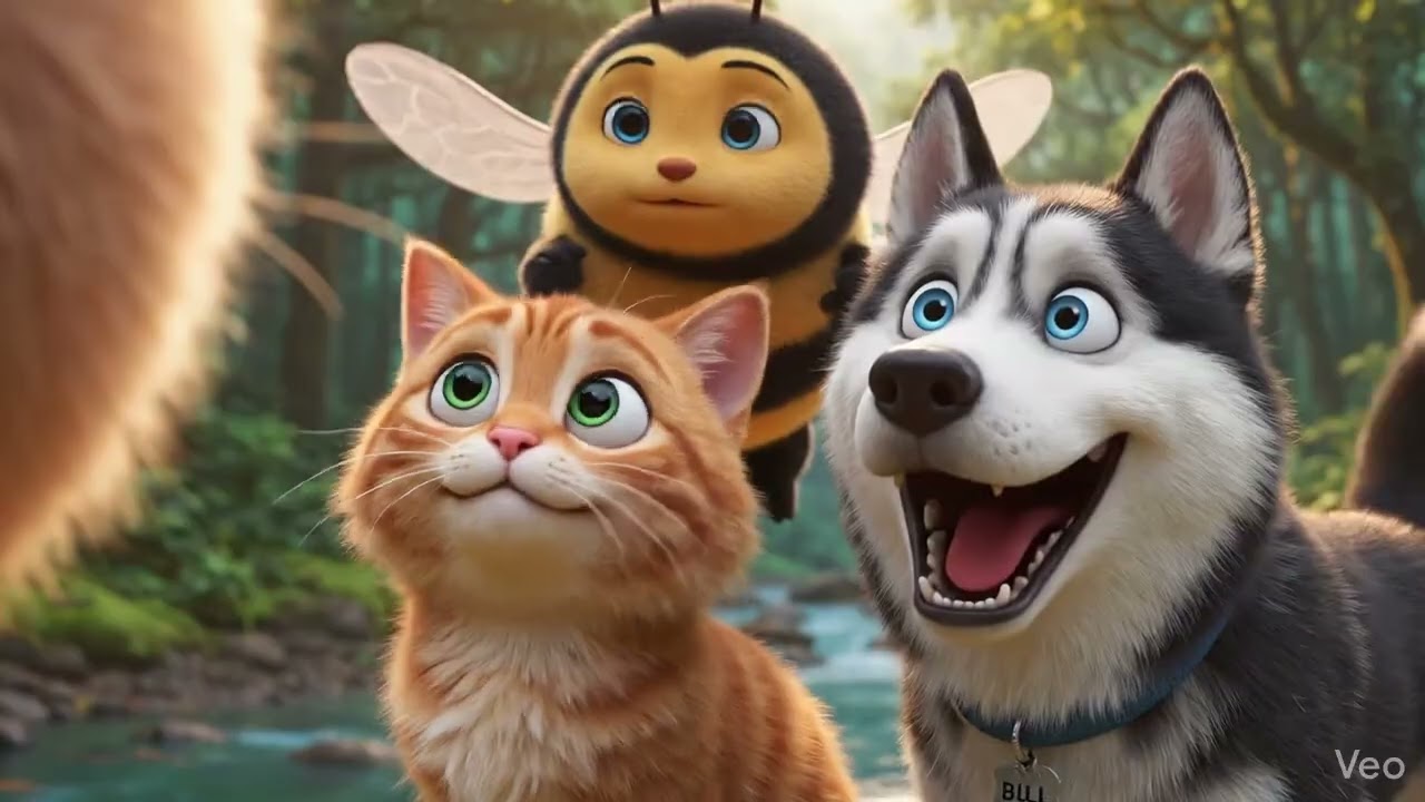 Rico & Bull Funventure 🐾 | Great Escape from the Trash River 🌊🥥 | Funny 3D Animation
