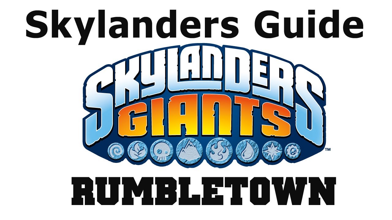COTV - Skylanders Giants Rumbletown Find All Collectibles - Chapter 3