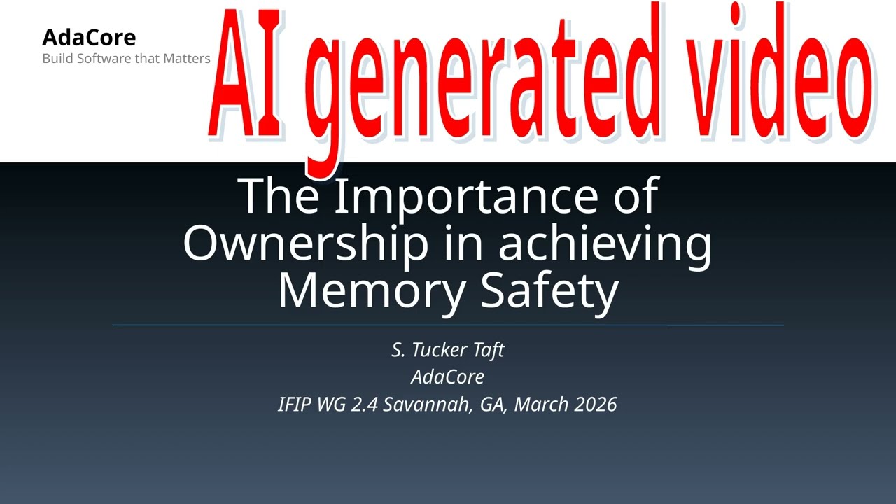 Ownership And Memory Safety