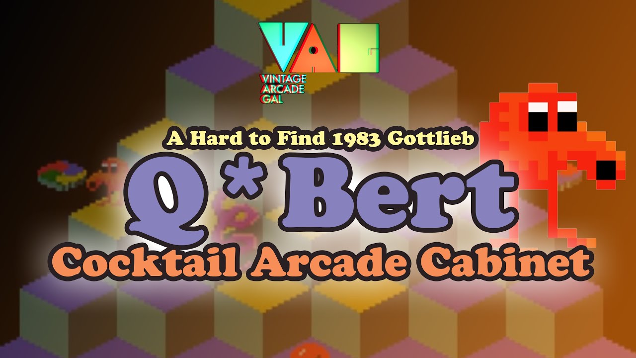 Hard to Find Q*Bert Cocktail Arcade Game + History