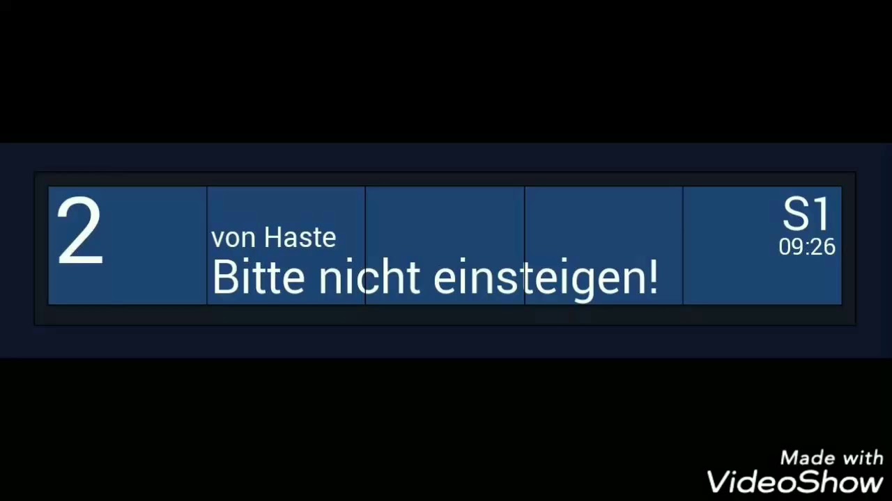 S-Bahn Ansagen aus Hannover Hbf