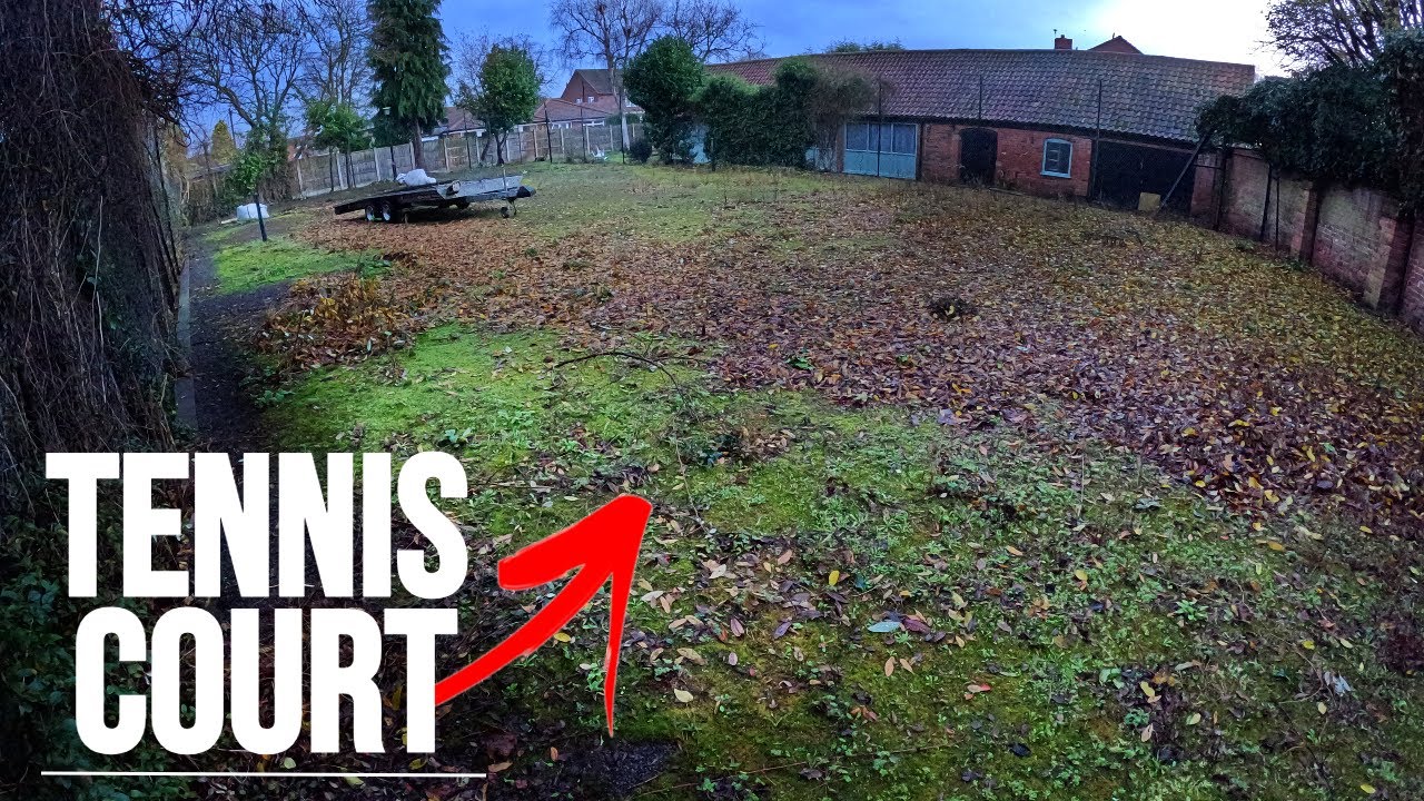 CLEANING THE UK'S WORST TENNIS COURT! *MY HARDEST JOB EVER*