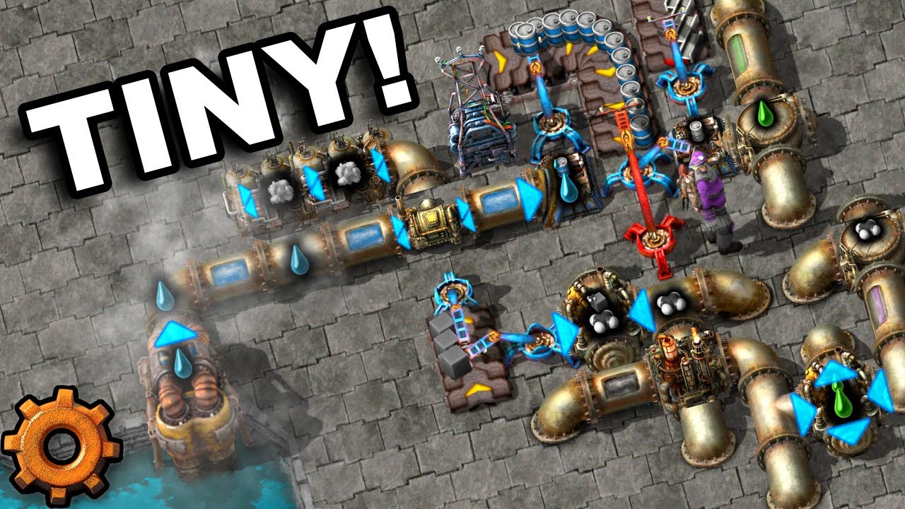 Factorio, But all of the buildings are 1x1!