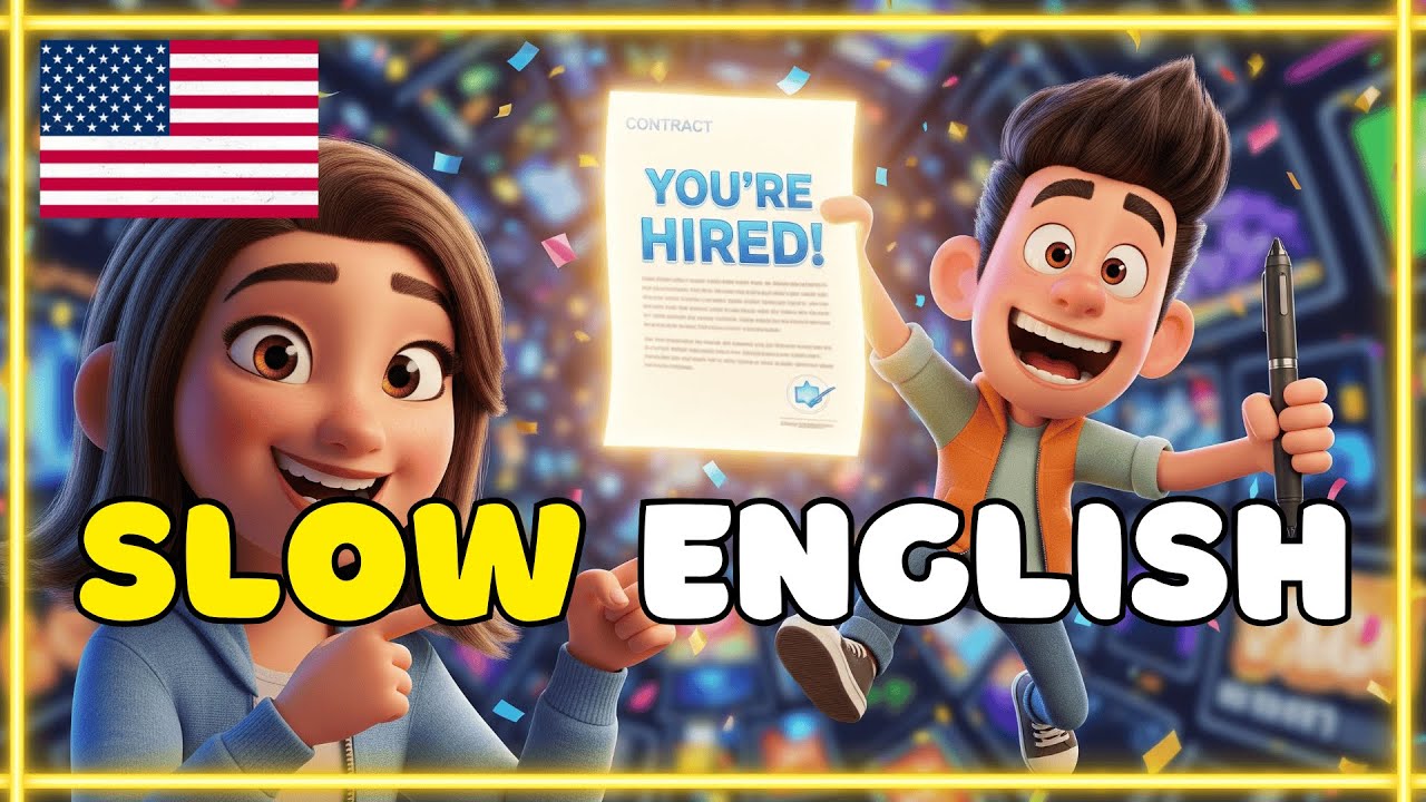 Slow English Conversation For Beginners (A1 & A2) | A Conversation About a Sibling's Job