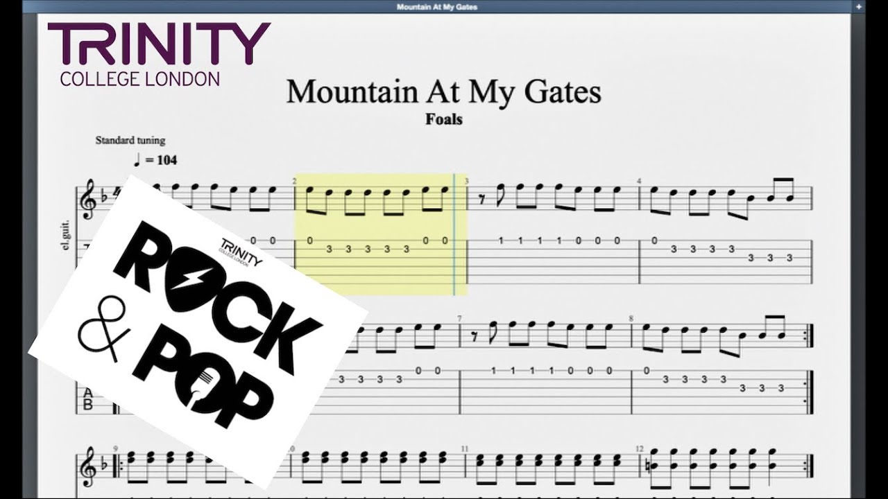 Mountain At My Gates Trinity Initial Grade Guitar