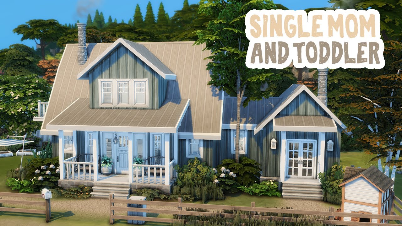 Single Mom & A Toddler || The Sims 4: Speed Build