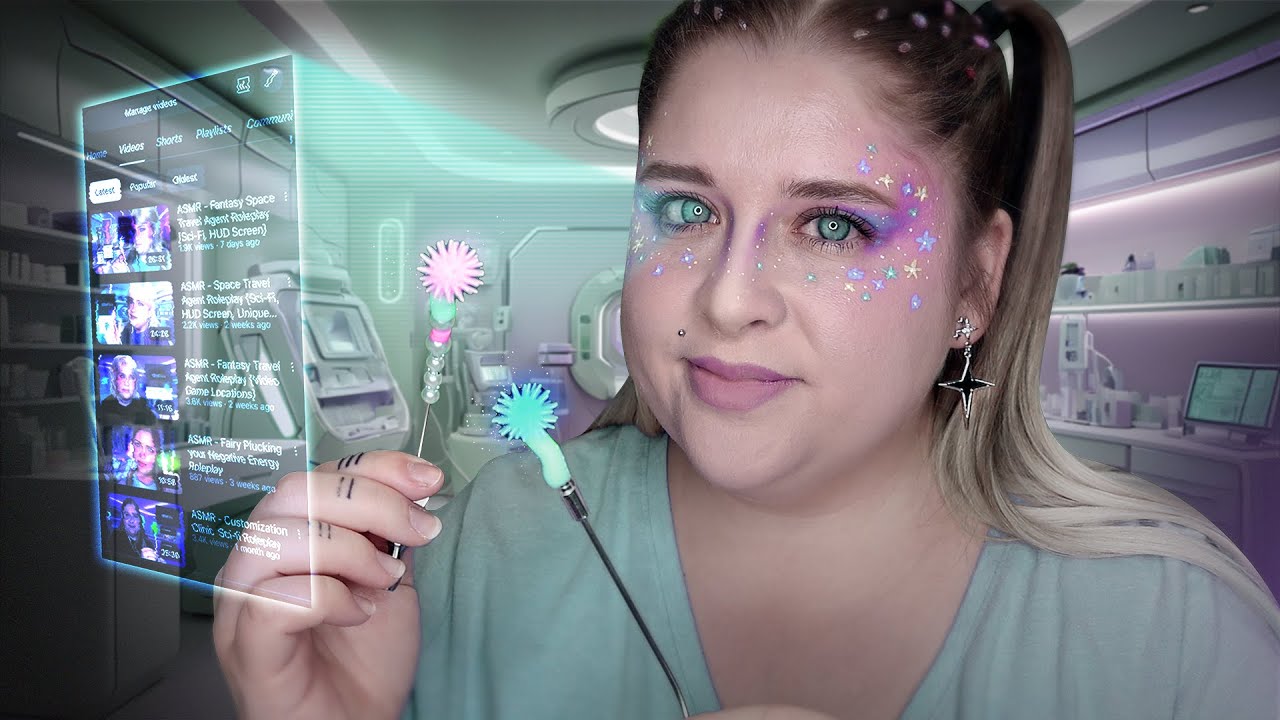 ASMR - Futuristic Medi-Spa [Sci-fi, Face Scan, Alien Facial, Lip Filler, Medical]
