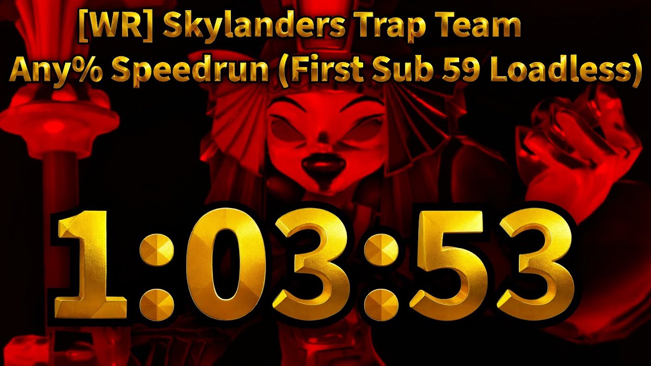 [WR] Skylanders Trap Team Any% Speedrun in 1:03:53 RTA (First ever Sub 59 Loadless)