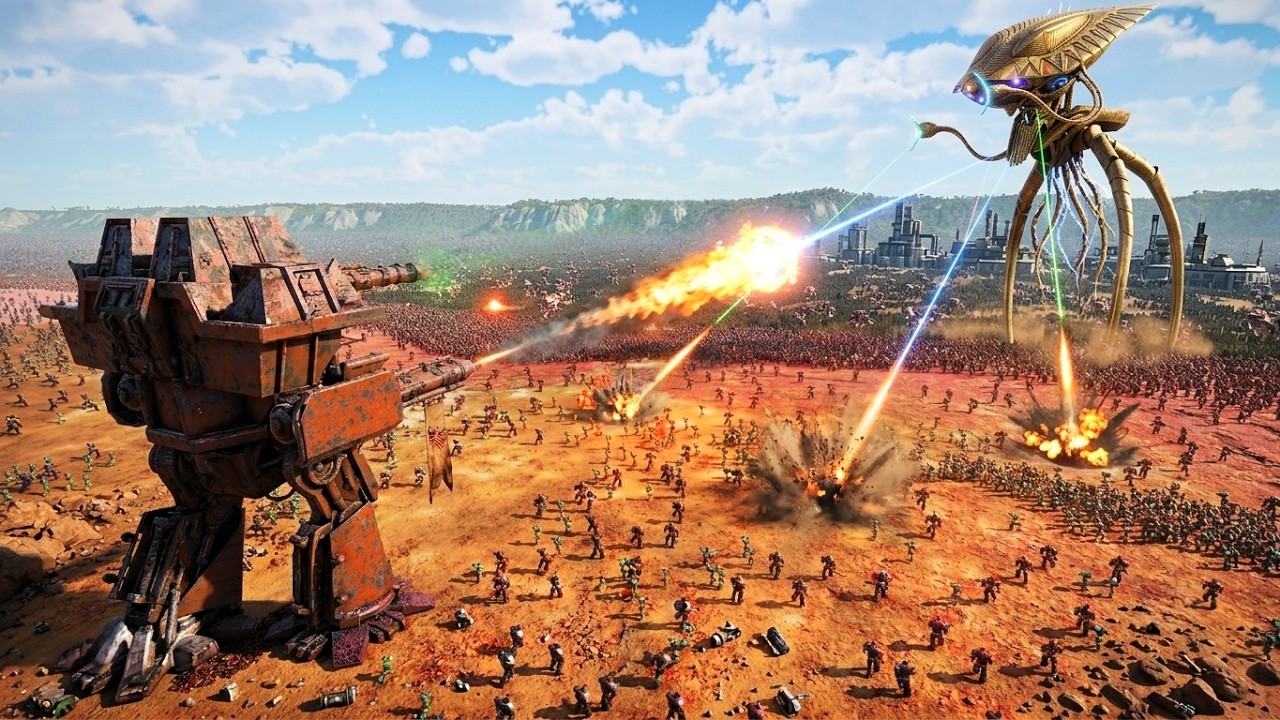 SPACE MARINE vs 4 MILLION Xenomorphs & Tripods! - Ultimate Epic Battle Simulator 2 | UEBS 2