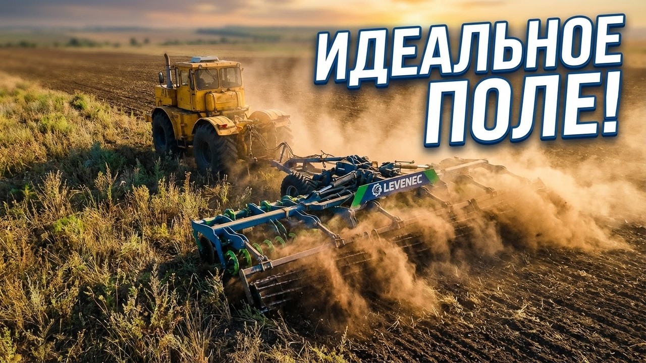 Это лущильник рвет всех!  Борона дисковая LION 8x2ПС