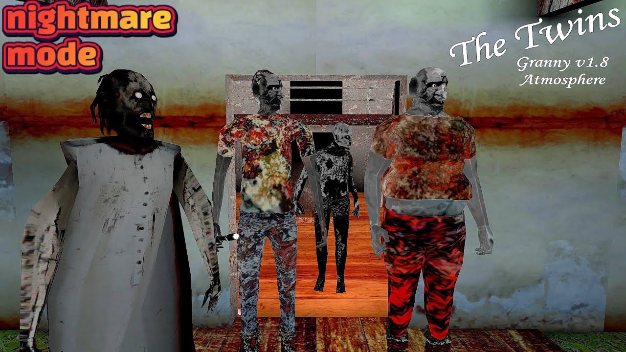The twins granny atmosphere nightmare 1.8 | full gameplay