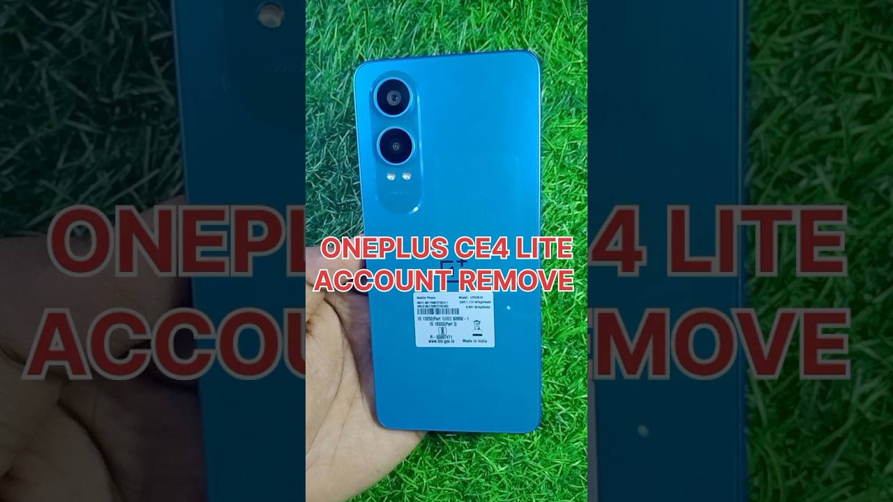 How To Remove Gmail Account From OnePlus Nord CE 4 Lite 5G ⚡ How To Remove Google Account 🔥🔥 #shorts