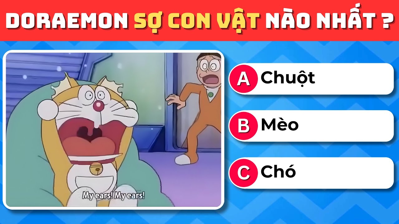 Thử Thách 24 Câu Đố Doraemon & Nobita | Fan Doraemon Không Thể Bỏ Lỡ!