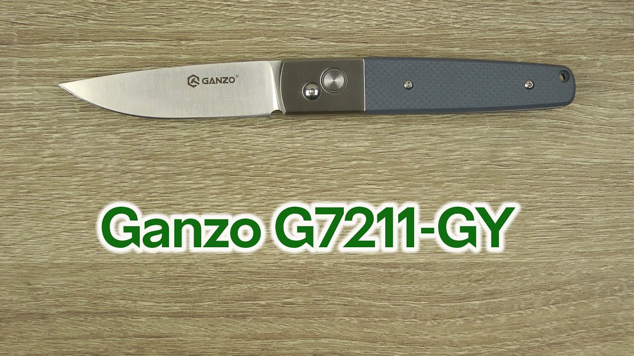 Розпаковка Ganzo G7211-GY