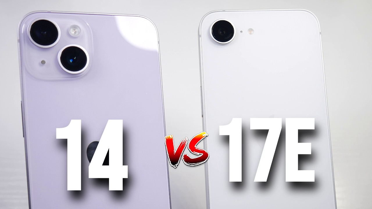 iPhone 17e против iPhone 14 &ndash; это НЕ стоит обновления! (Тест камеры, скорость, динамики и дизайн)