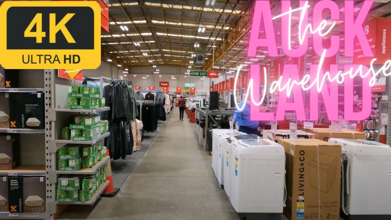Walk in Auckland | The Warehouse | Discount Retail Store | 4K