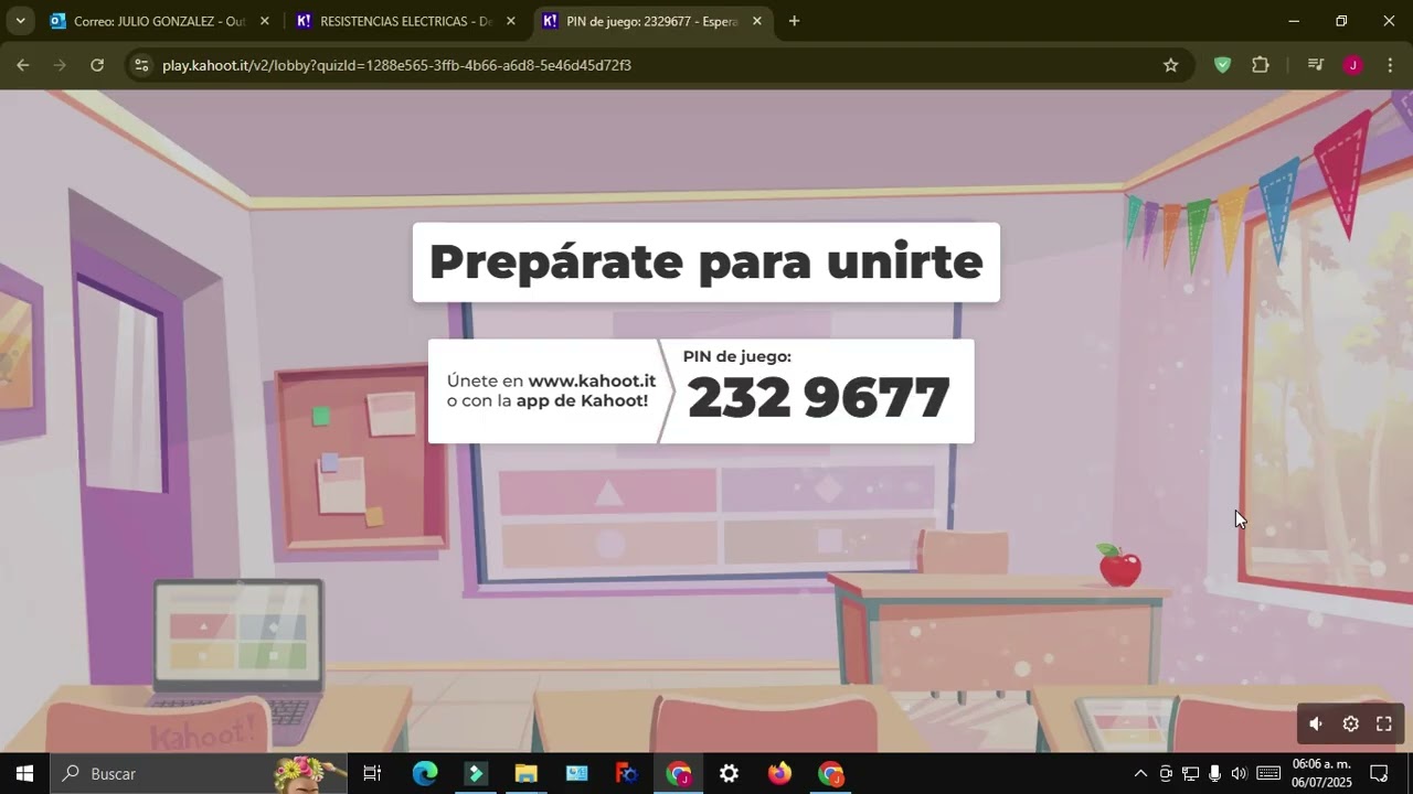 Kahoot modo equipos
