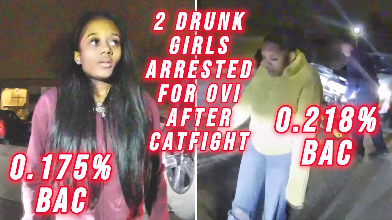 2 Drunk Girls BOTH Arrested for OVI After Catfight in the Road