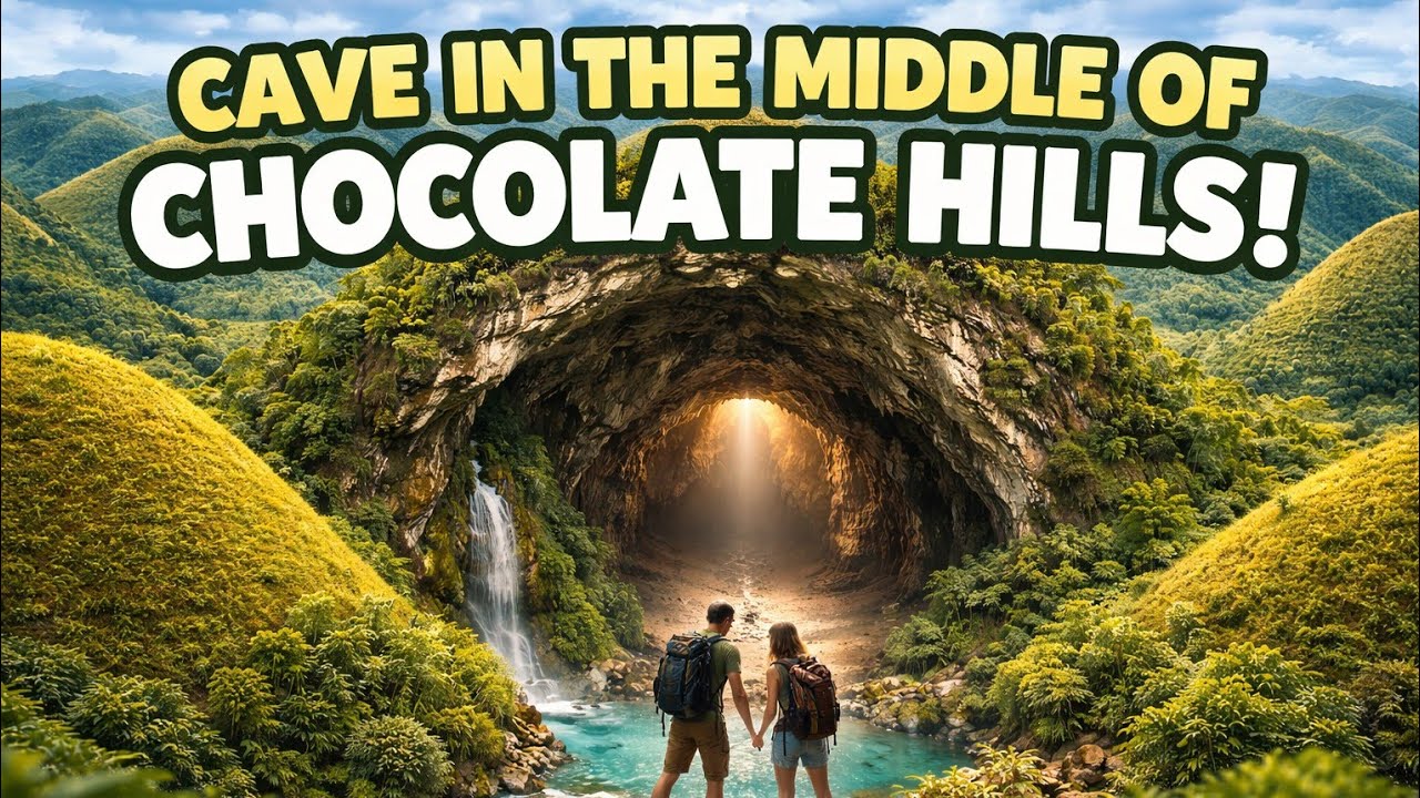 We explored a cave in the heart of the famous Chocolate Hills in Bohol.