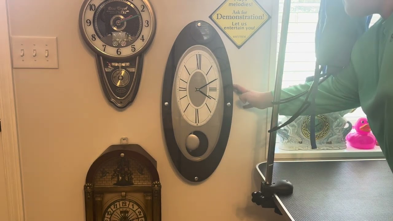 Small world rhythm onyx clock (section a)