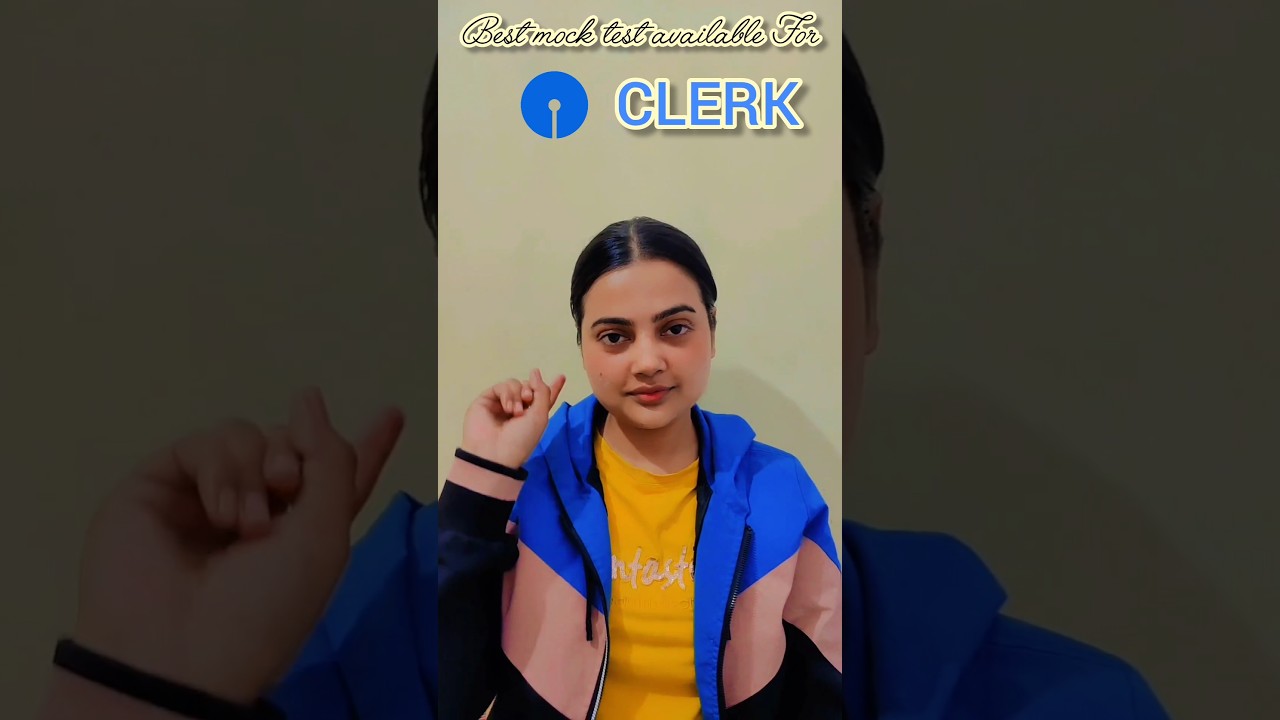 Best mock test for SBI CLERK PRE EXAM #sbiclerk #sbi #banking