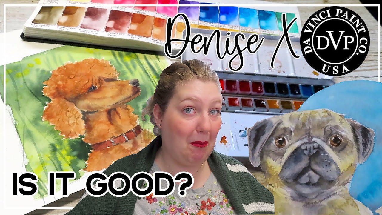 Trying out DaVinci watercolor for the first time  🌍  Denise X DaVinci