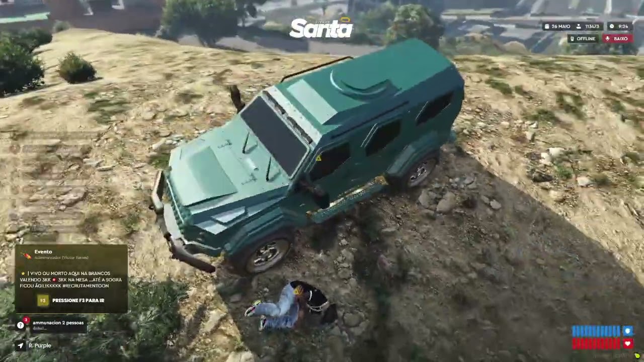 Primeiro dia sendo ADM - GTA RP - Cidade Santa