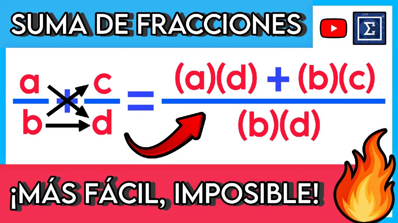 ▶️ APRENDE A SUMAR FRACCIONES [HOMOGÉNEAS Y HETEROGÉNEAS] | CLASE COMPLETA 🚀