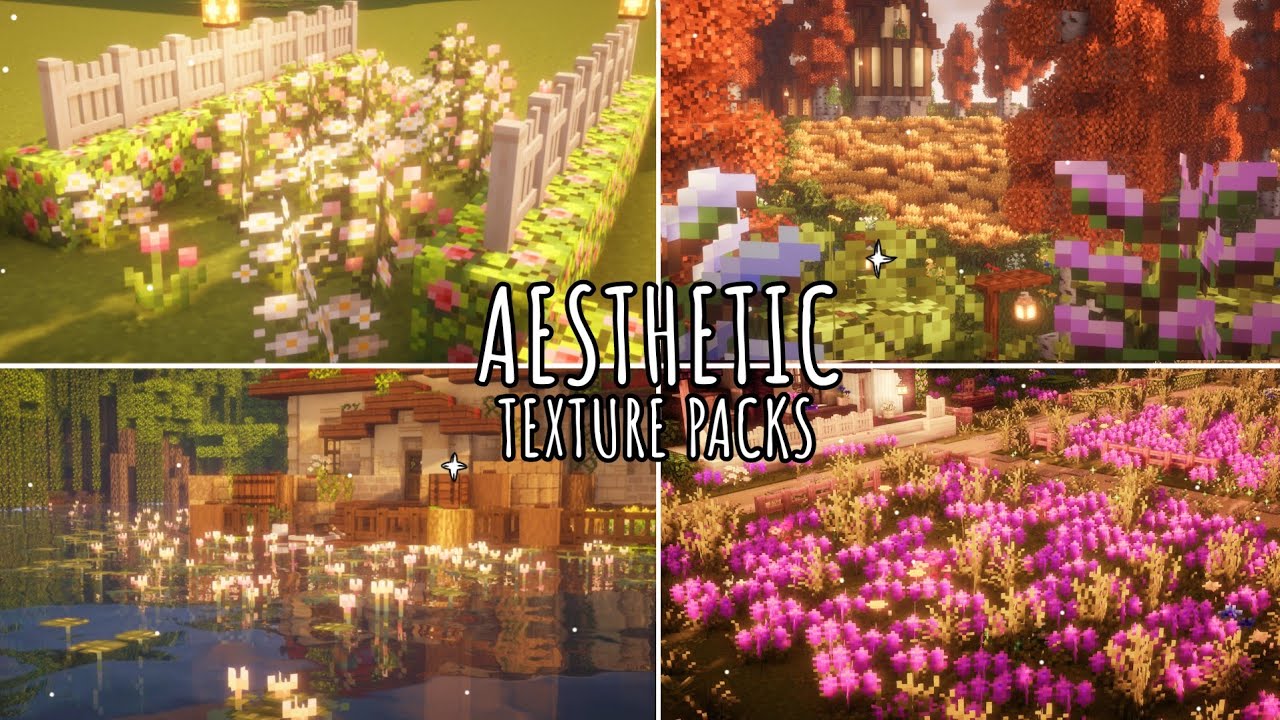 ˚‧｡⋆🌻Эстетические пакеты текстур Minecraft!🍓✩‧₊˚ -- Витрина пакетов ресурсов Minecraft