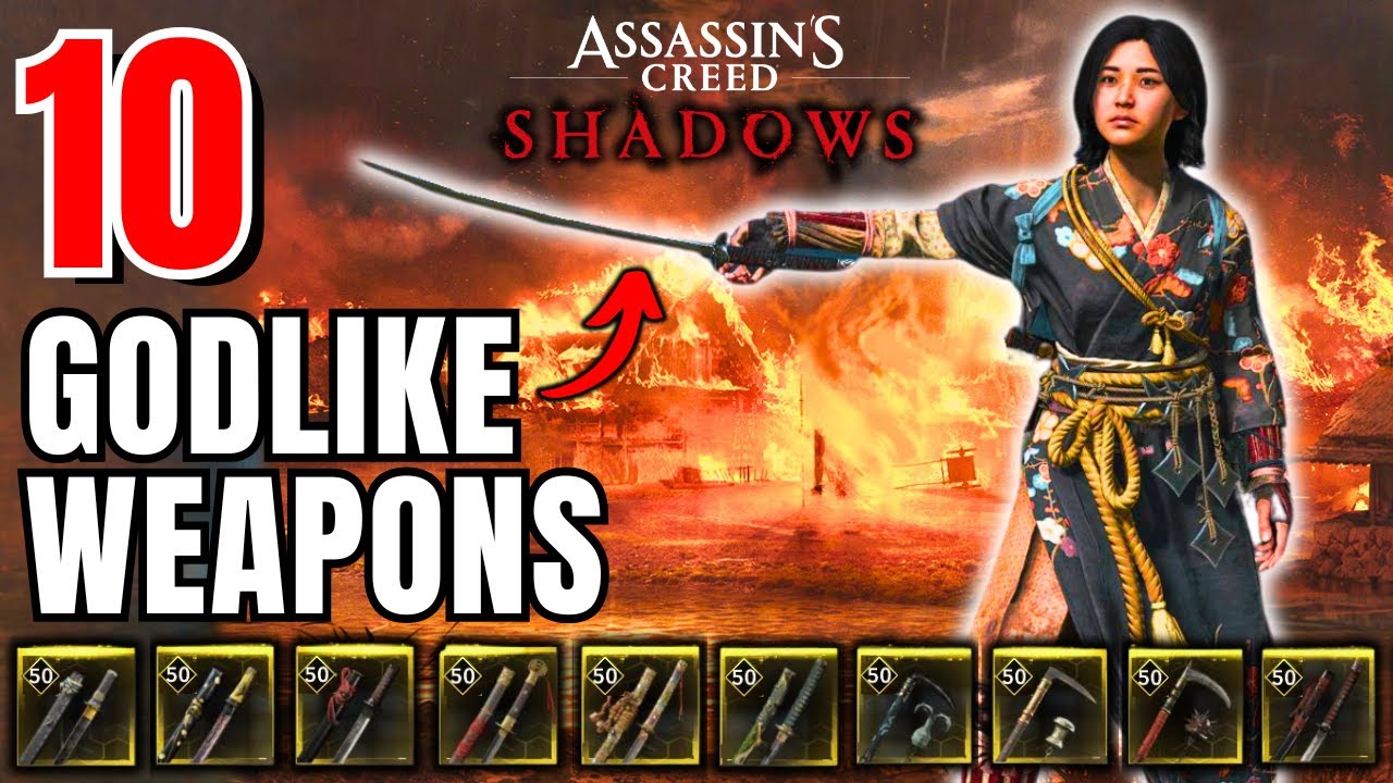 Assassin’s Creed Shadows – NAOE’S 10 BEST WEAPONS and How To Get Them!