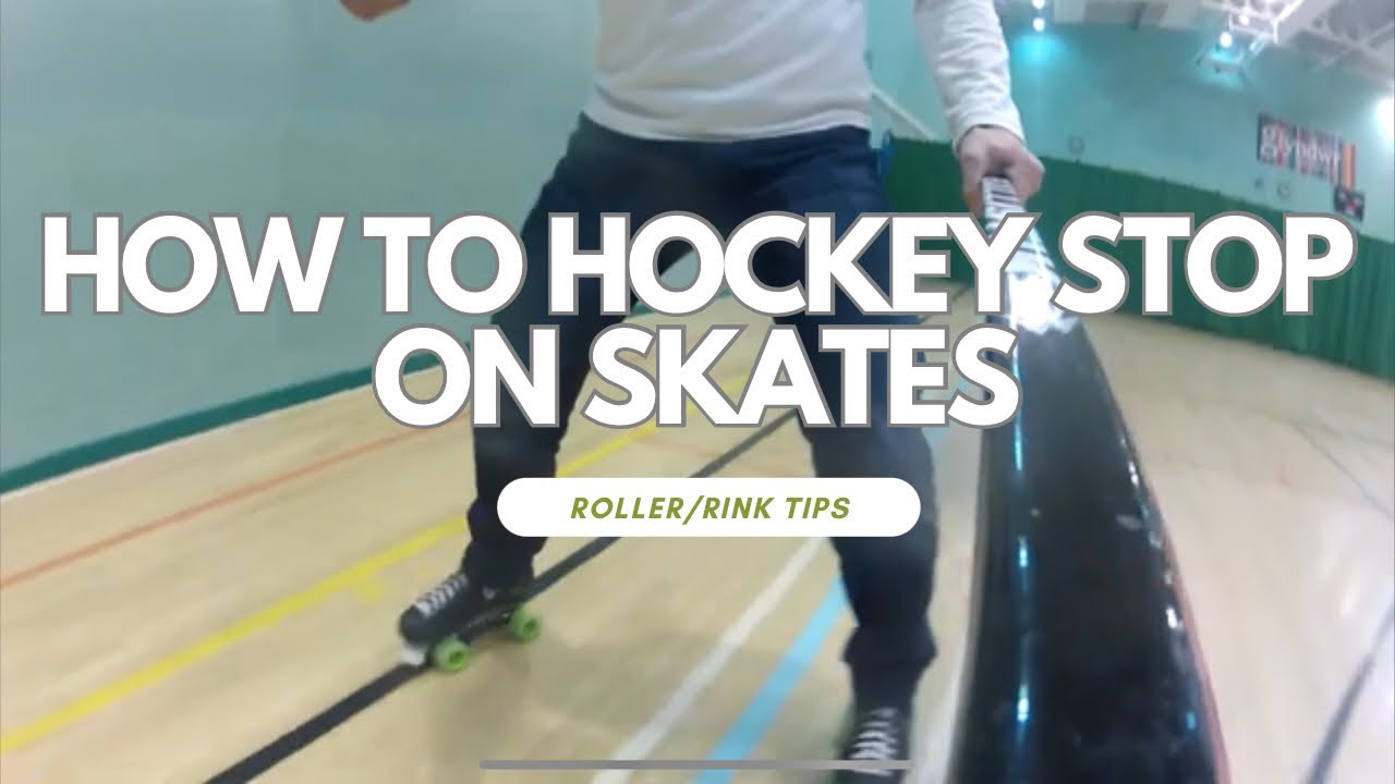 How to Hockey Stop on Quad Skates For Roller Derby