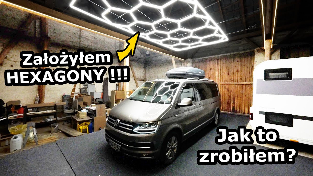 Montuję Hexagony w STODOLE !!! - Jak wygląda Gotowy Efekt? *Ile dają Światła? *Oświetlenie (#1039)