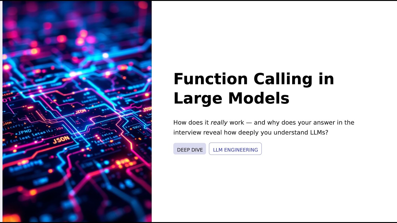 interview questions in llm: Demystifying Function Calling in Large AI Models