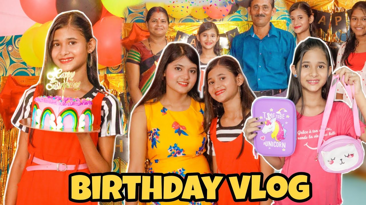 My Sister's 11th Birthday Vlog | Sneha's Best Birthday | Sonia Sau
