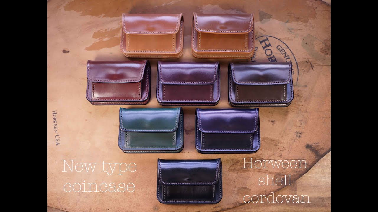 New type coincase / Horween shell cordovan