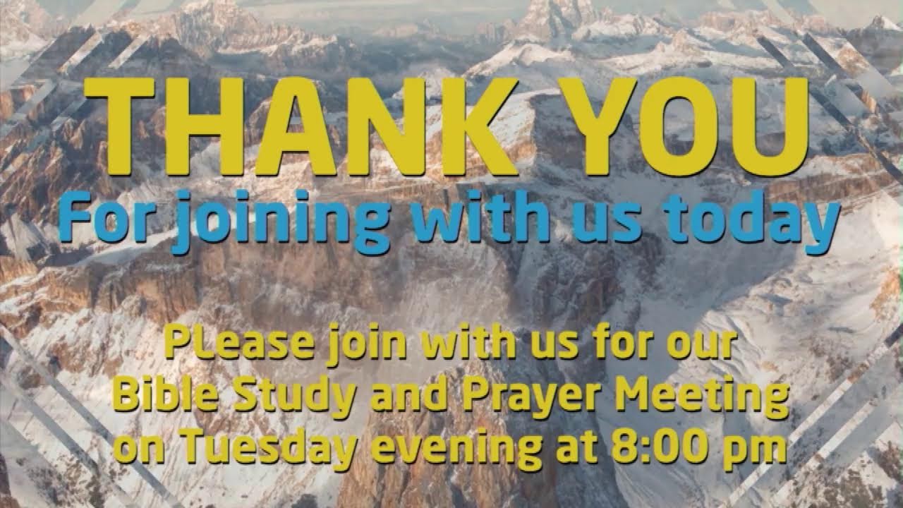 Ballymena FPC - Evening Gospel Service