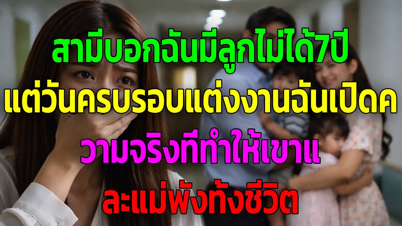 สามีบอกฉันมีลูกไม่ได้7ปี แต่วันครบรอบแต่งงานฉันเปิดความจริงที่ทำให้เขาและแม่พังทั้งชีวิต