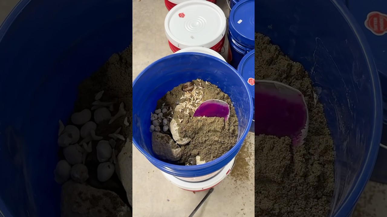 How Much Can Fit into a FIVE GALLON Crystal Mining Bucket?