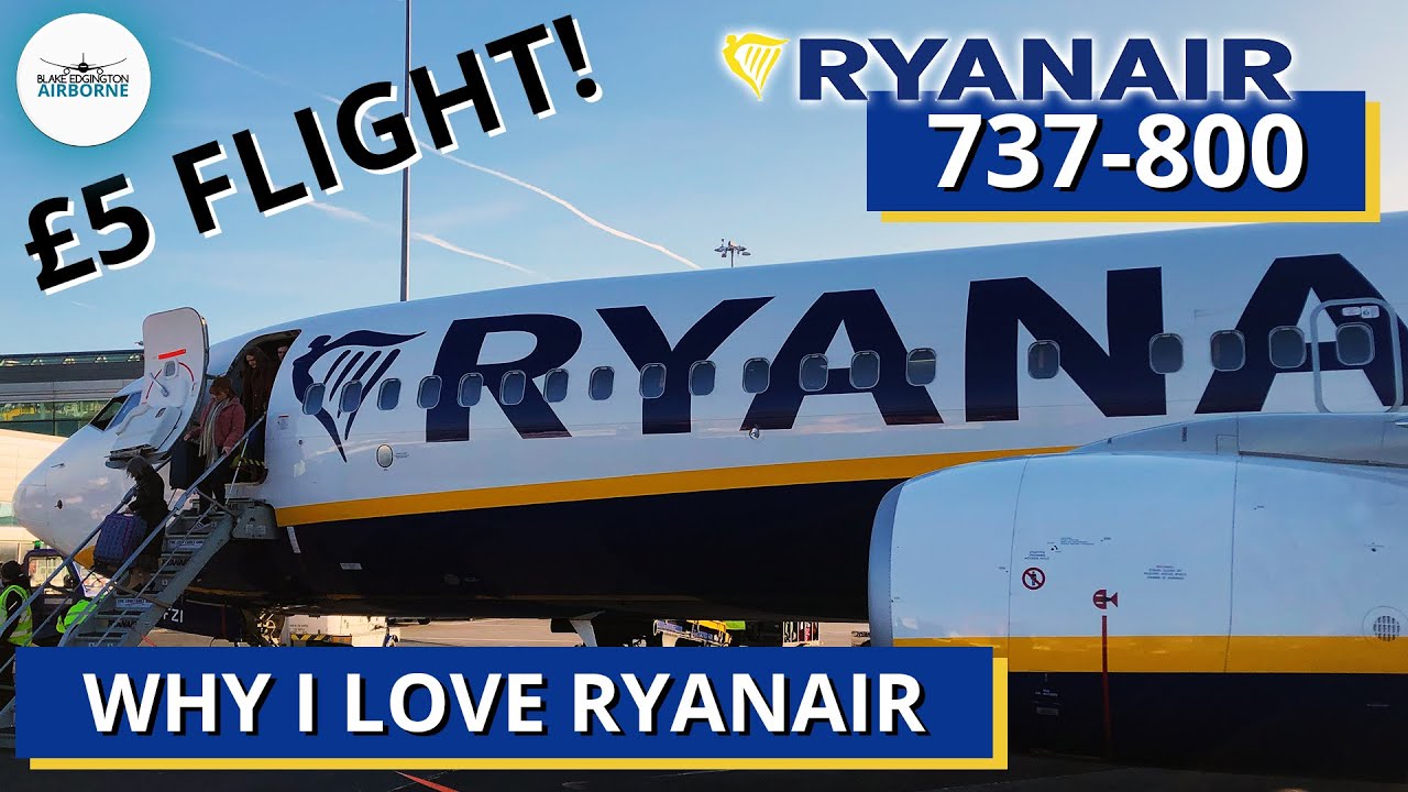 RYANAIR review: Flying on the Boeing 737 to Dublin for just £5!