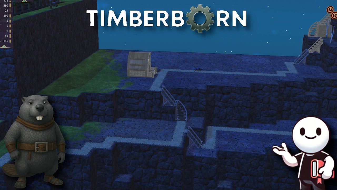 Starting Our Tiered Farming Area | Timberborn v1.0 Hard | Iron Teeth | E16
