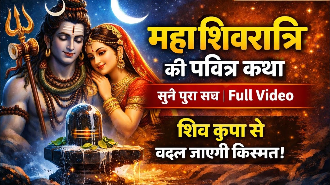 🕉️ Mahashivratri Ki Katha | शिव पार्वती विवाह कथा | हर हर महादेव 🔱#Mahashivratri#Shivratri2026