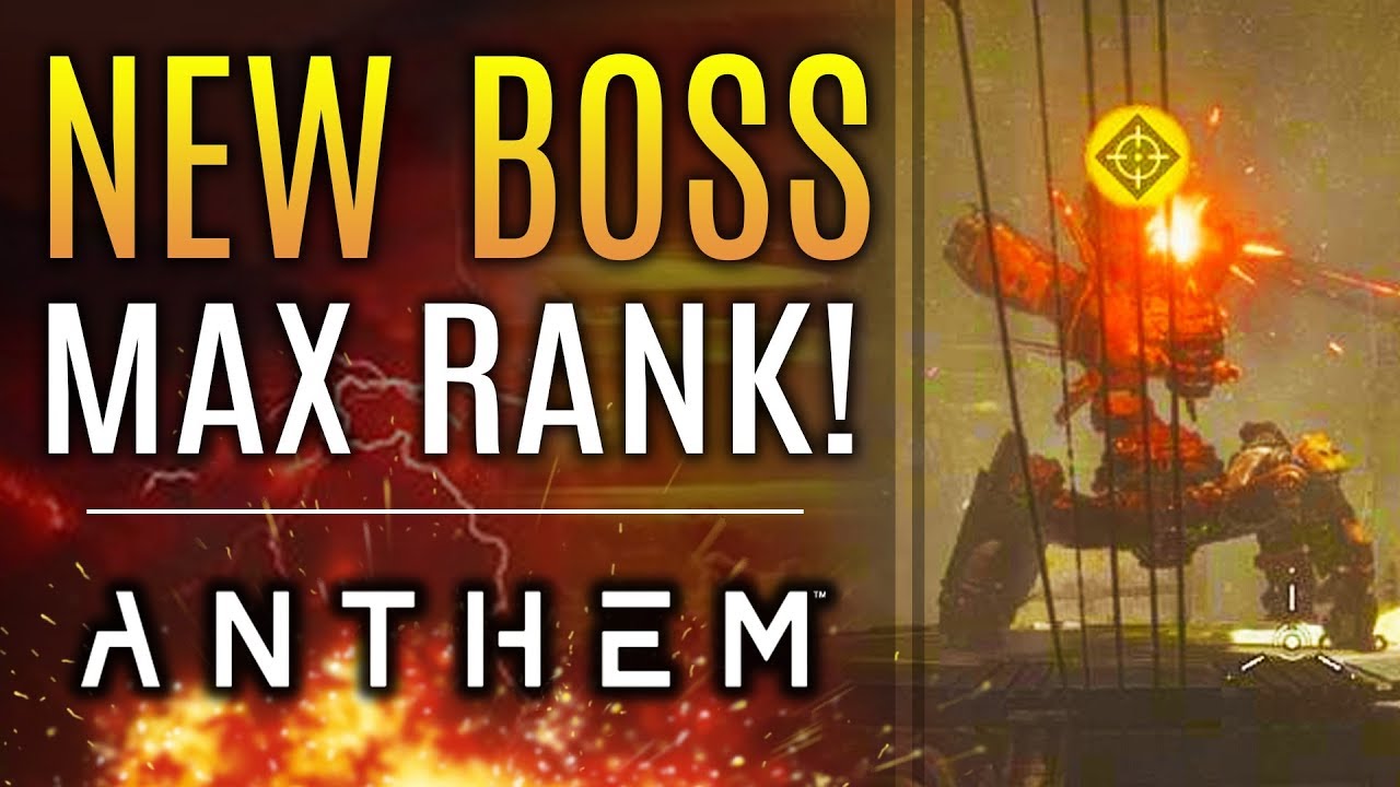 Anthem - All New Boss Stronghold Gameplay! MAX RANK Grandmaster 1! Masterworks Weapons!