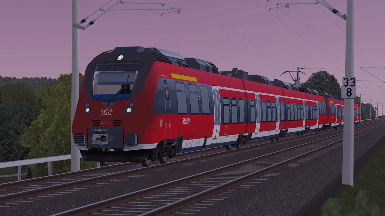 Testfahrt f&uuml;r neuen Zusi BR 442 Sound